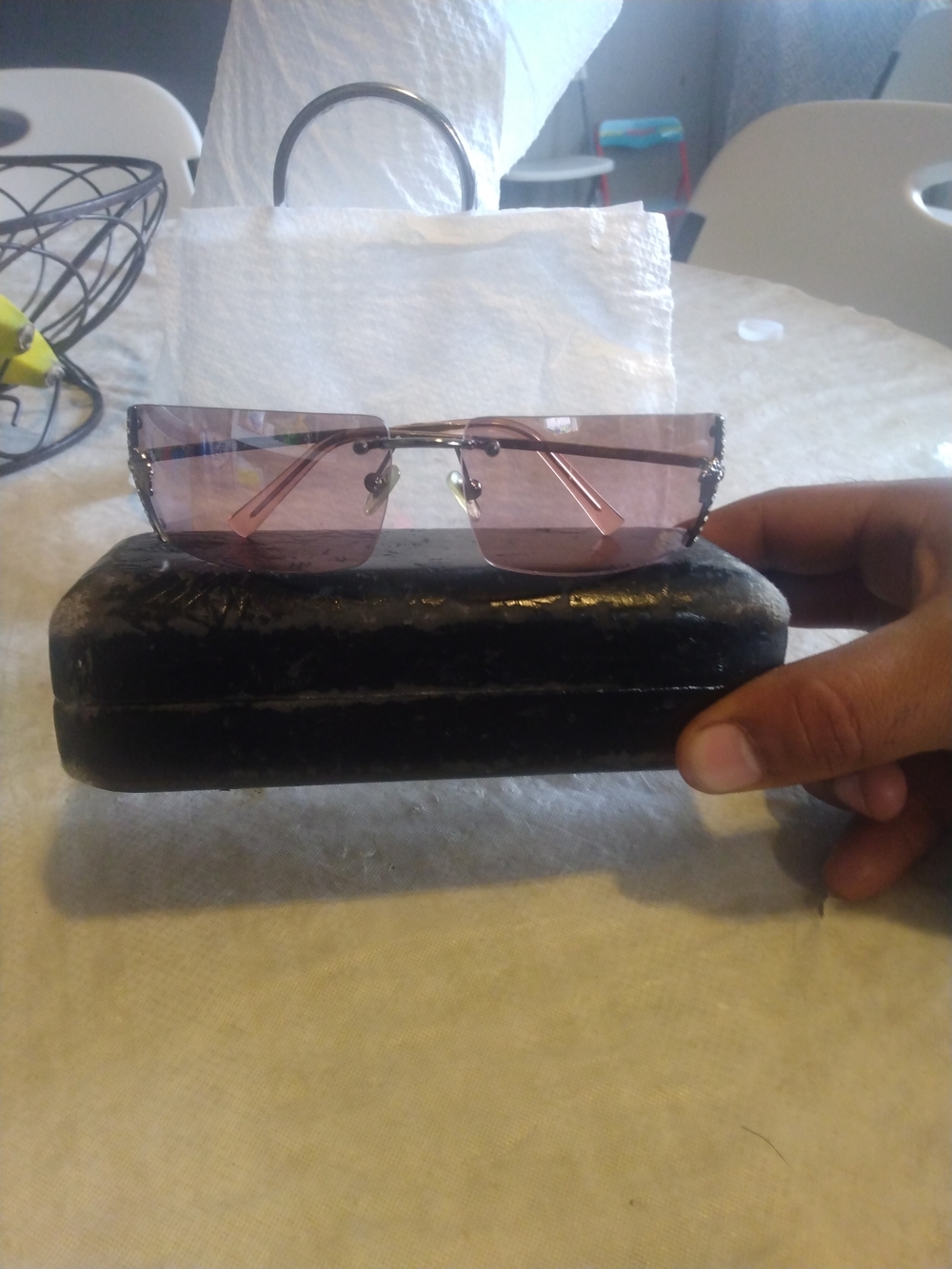 Versace MOD N29/H Shield Sunglasses Purple Rose Gradient Crystal Medusa 66-14-12